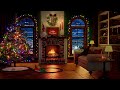 Calm, Heavenly Instrumental Christmas Music and Fireplace Sounds