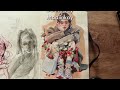 Answering gouache FAQs / painting over my sketches #6