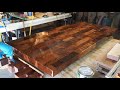 Building a Butcher Block Table out of Scrap Wood