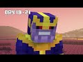 I Survived 100 DAYS as THANOS in HARDCORE Minecraft!