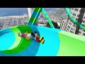 GTA 5 Mickey Mouse, Donald Duck and Daisy Jumping Into Lava Pool (Ragdolls/Euphoria Physics)