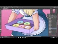 Doughnut Girl SpeedPaint