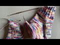 How I Pick Up Stitches For a Sock Gusset | Edible Thoughts Makes