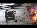 Blacksmithing : Hand Forging Small Coat Hooks