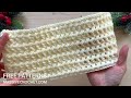 SIMPLE Crochet Pattern for Beginners! 🥰 GORGEOUS Crochet Stitch for Scarf, Sweater & Blanket