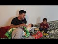 Saifullah's Visit to His Sister's Newborn and His Son - Nomadic Lifestyle Documentary in the Nature