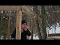 Winter Construction: Building a House from Pallets Made Easy