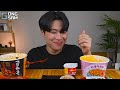 ASMR MUKBANG convenience store store, FIRE Noodle, HOT DOG, GIMBAP, Tteokbokki EATING SOUND !