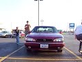 alex, the german kid, sliding across the hood of my car