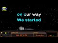 ALL MY LIFE - America (HD Karaoke)