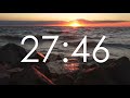 45 Minute Timer with Ambient Music.