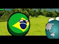 Countryball: Brazil took advice from France for vaccination and now she wants tourist back.