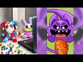 Jax & Pomni React REAL LIFE vs ORIGINAL to NEW Animations The Amazing Digital Circus №4