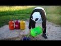 EXPERIMENT: Big Balloon of Mtn Dew, Coca Cola, Fanta & Popular Sodas vs Mentos Underground