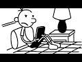 Greg Heffley reacts to the diary of a wimpy kid animated trailer