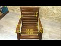 Making a chair from pallets / Pallet chair diy / Diy pallet armchair