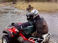 ATV deep water riding/ washing :)