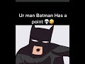 Batman vs Superman #superman #batman #funny #darkknight #comedy