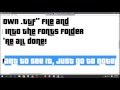 How to get the GTA (Pricedown) font for windows