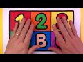 How to Draw Basic Numbers with Rainbow Colors For Children