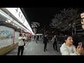 Night Walking Tour of Asakusa 🇯🇵 Tokyo Japan [4K]