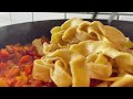 Cozy vlog, slow living, Fettuccine with tomato sauce satisfying cooking