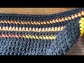 Wind River Blanket for Red Heart Granny Square All In One yarn- tapestry single crochet tutorial