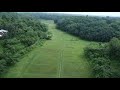 Tripura Agriculture College   Low land paddy field  - aerial view