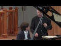 Sir András Schiff Piano Masterclass at the RCM: Martin James Bartlett
