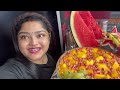 FIRST TIME FRUITS MUKBANG ON MADDYEATS CHANNEL | FULL BEHIND THE SCENES | MANGO SAGO RECIPE