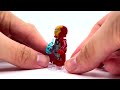 Marvel Iron Man and Mark 1 Minifigures Immersive Speed Build Unofficial Lego
