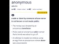 anonymous