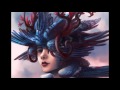 Timelapse art: Queen Bluejay - digital art painting