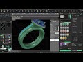 Cómo Crear un Anillo Halo Paramétrico con Alianza - How to Create a Halo Ring with Matching Band.