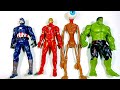 MERAKIT MAINAN UNBOXING IRON MAN, CAPTAIN AMERICA, SIREN HEAD, HULK SMASH SUPERHERO AVENGERS TOYS