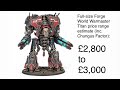How much could a Warmaster Titan cost?