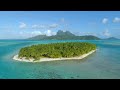 FLYING OVER BORA BORA (4K UHD) - Soft Piano Music With Wonderful Nature Videos To Relax At Home