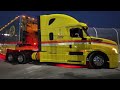 NASCAR HAULERS LEAVING DOVER - AND IT'S QUITE THE SHOW