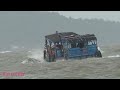 Impact of Storm No. 2: Fishing Boats Battling Extreme Winds and Massive Waves