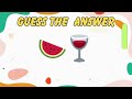 Guess the Word by Emoji | Emoji Quiz Challenge 2024🧐🤔✅