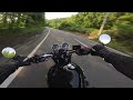 [020] Bonneville T120 Late Afternoon Ride in Zao | Pure Exhaust Sound [2023 Summer]