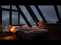 Sounds Rain and Thunder on Window - Sounds Heavy Rain for Deep Sleep, Sleep Quickly, Reduce Stress