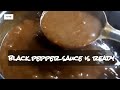 BLACK PEPPER SAUCE / PEPPERCORN RECIPE