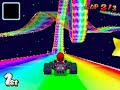 Rainbow Road Mario Kart DS (Super Mario Kart SNES cover)