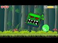 Deep Forest Green Ball vs Ninja Boss Green Red Ball 4 Huge Fight