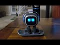 EMO Loves Me So Much!   #EMORobot  Desktop Pet Robot with Flowers and Love