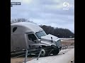 WATCH: Semi-trailer crashes into cable barrier after losing control on eastern Oklahoma interstate