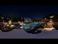 360° Relaxing Swimming Pool And Exquisite Property | Look Around | Escape The World | 8K