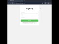 creating login and signup page using html,CSS ,express js