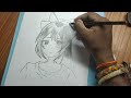 How to draw animes for beginners girl || How to draw animes for beginners boy